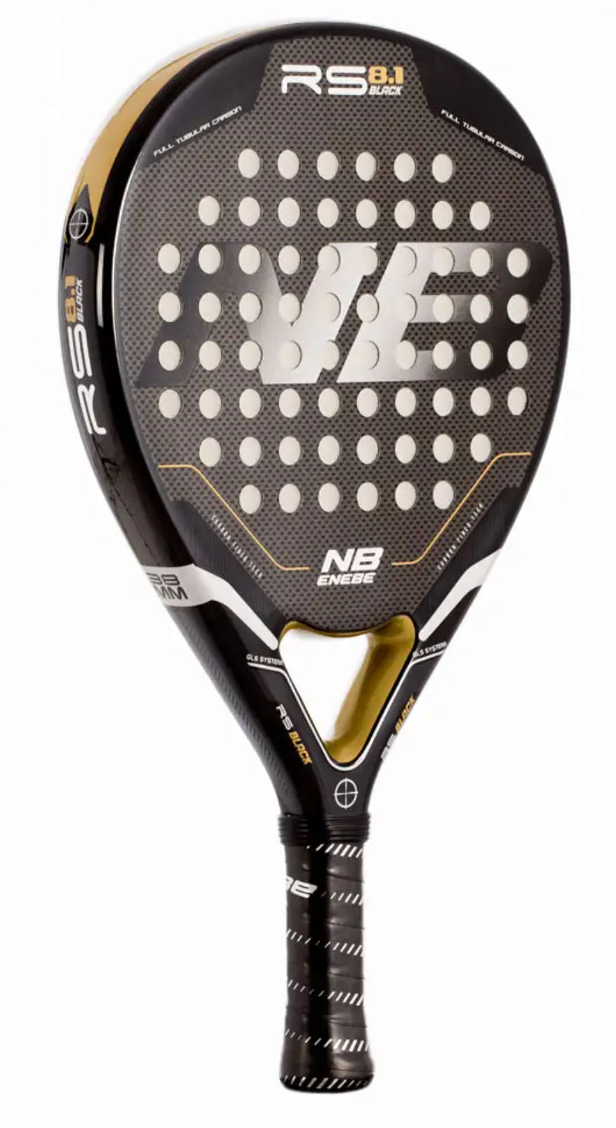 Enebe RS 8.1 Black – Ausgewogener Padel Schläger mit starkem Spin