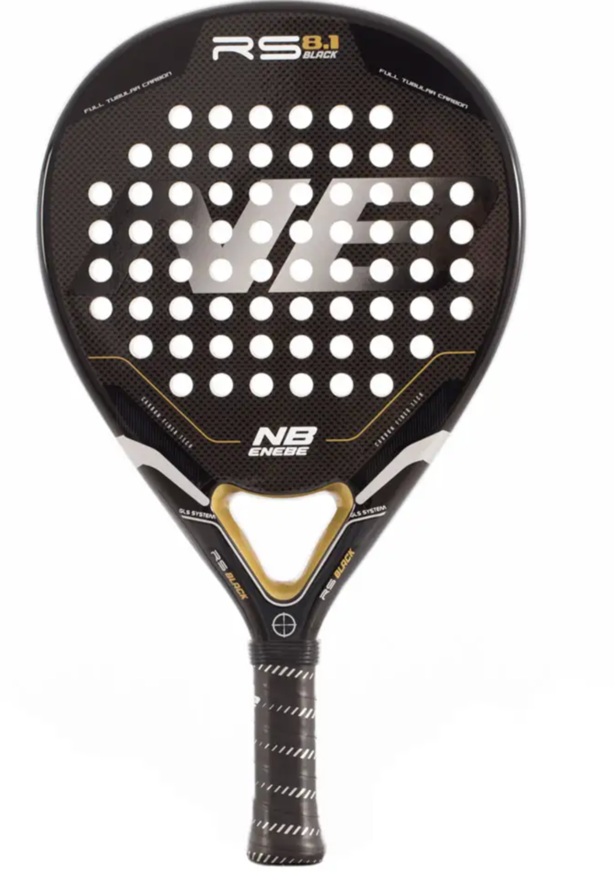 Enebe RS 8.1 Black – Ausgewogener Padel Schläger mit starkem Spin